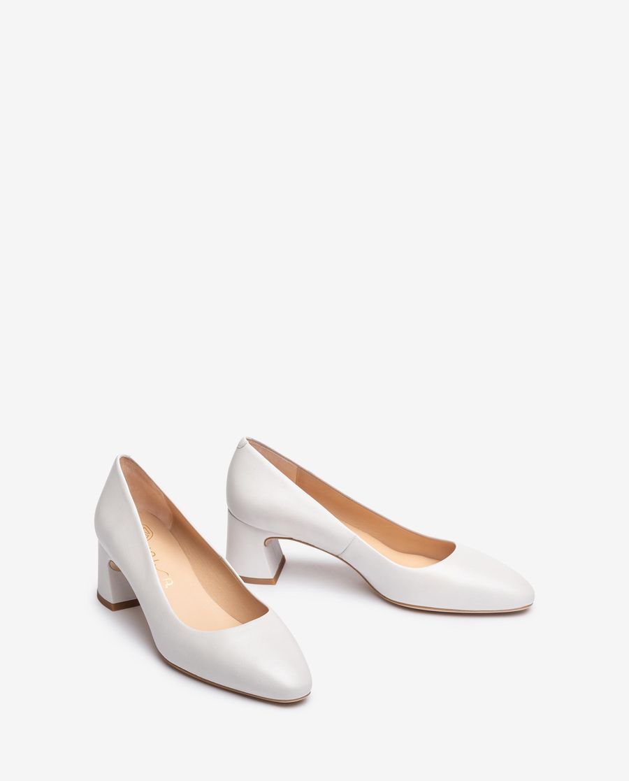 Escarpins Unisa à bout carré pour femme - Gris