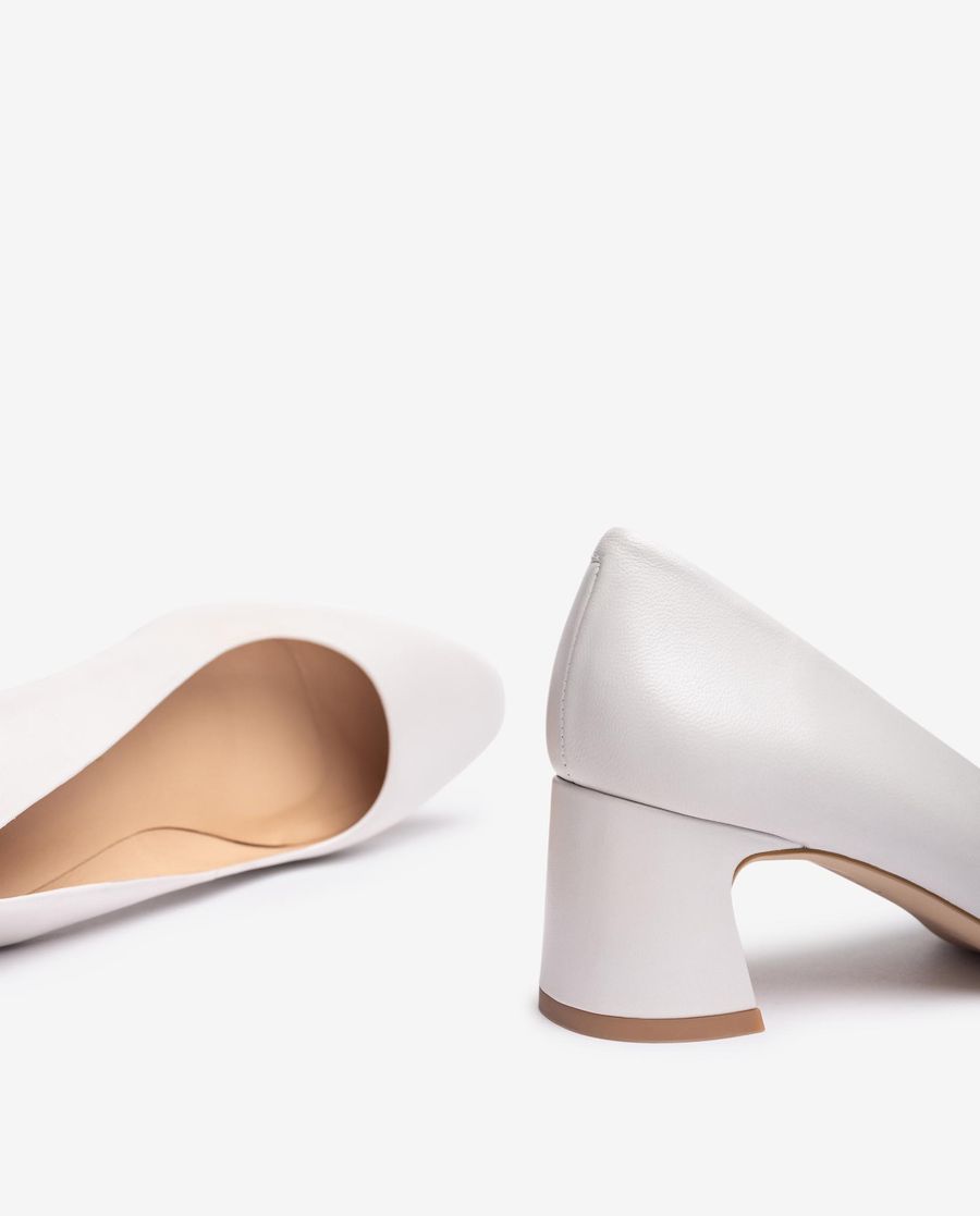 Escarpins Unisa à bout carré pour femme - Gris
