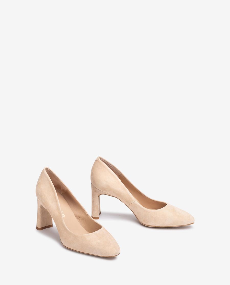 Escarpins à bout carré Unisa pour femme - Beige