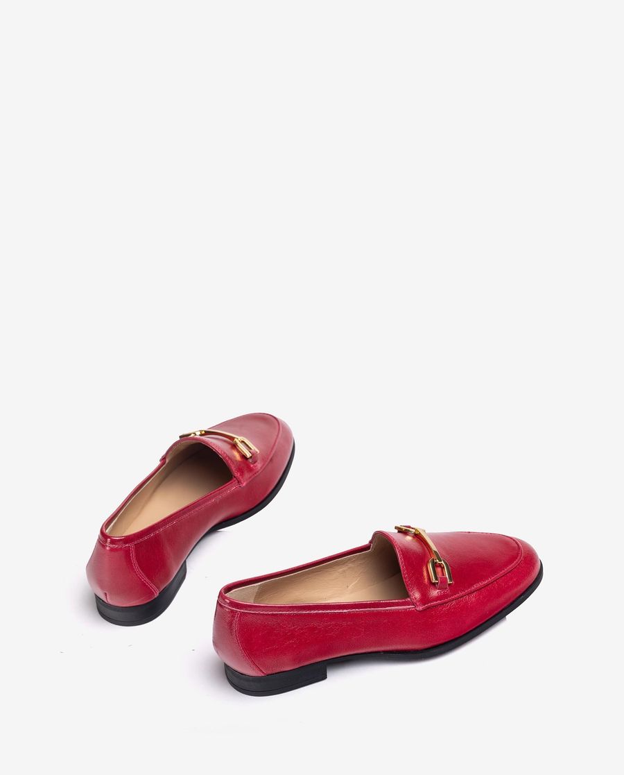 Mocassins à bout rond pour femme Unisa - Rouge