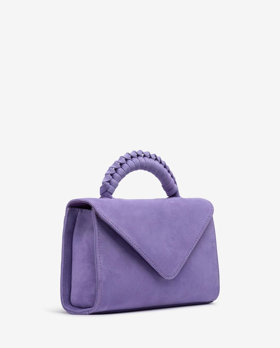 Sac à main à poignée tressée Unisa pour femme - Lilas