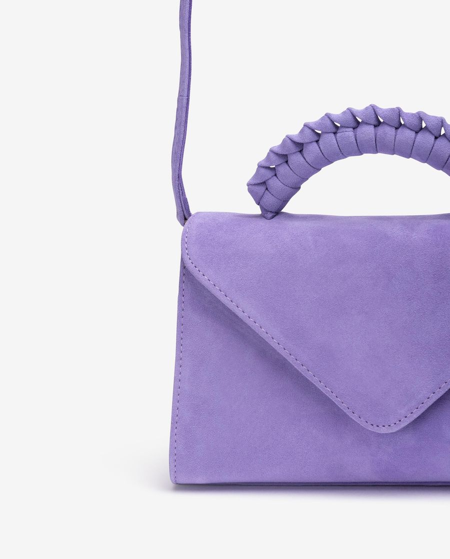 Sac à main à poignée tressée Unisa pour femme - Lilas