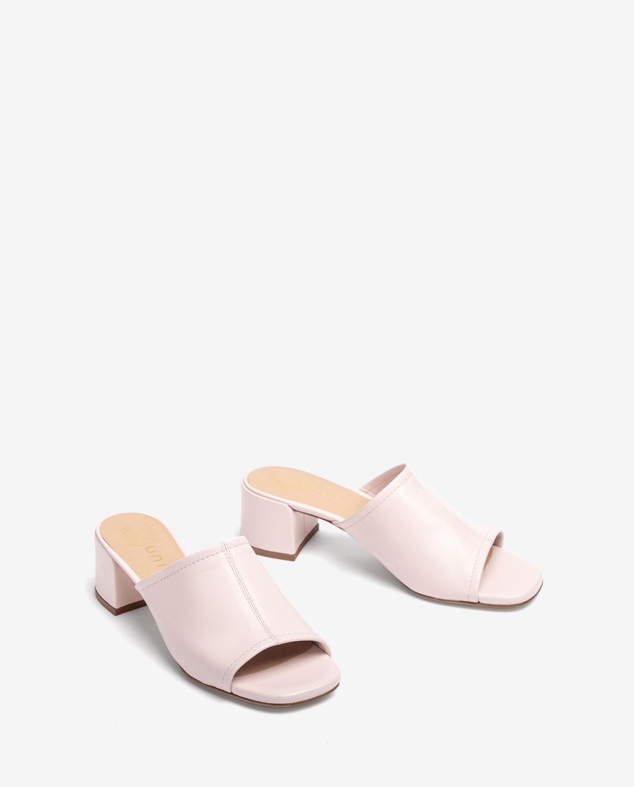Mules Femme Unisa en cuir - PETAL
