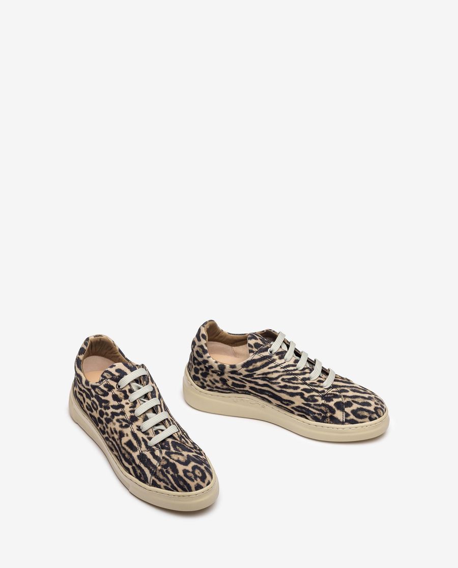 Baskets en cuir Unisa pour femme - Marron