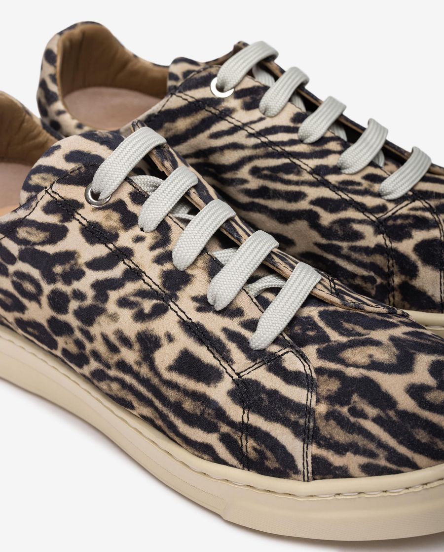 Baskets en cuir Unisa pour femme - Marron