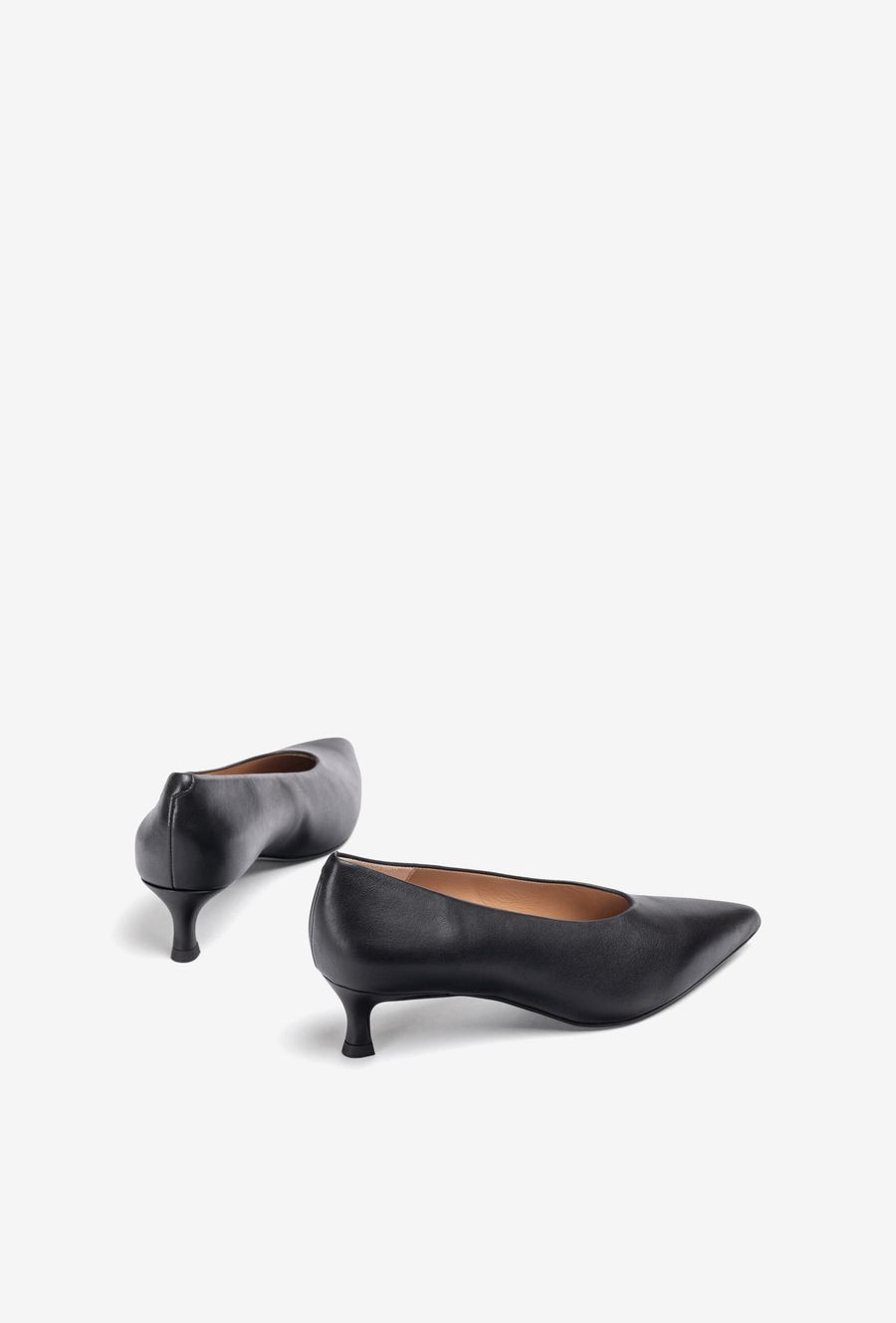 Escarpins Unisa à bout pointu et col fermé pour femme - Noir