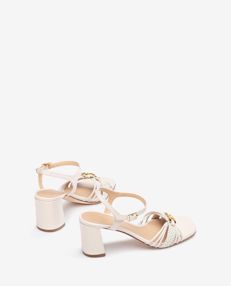 Sandales à bride tressée Unisa pour femme - Blanc