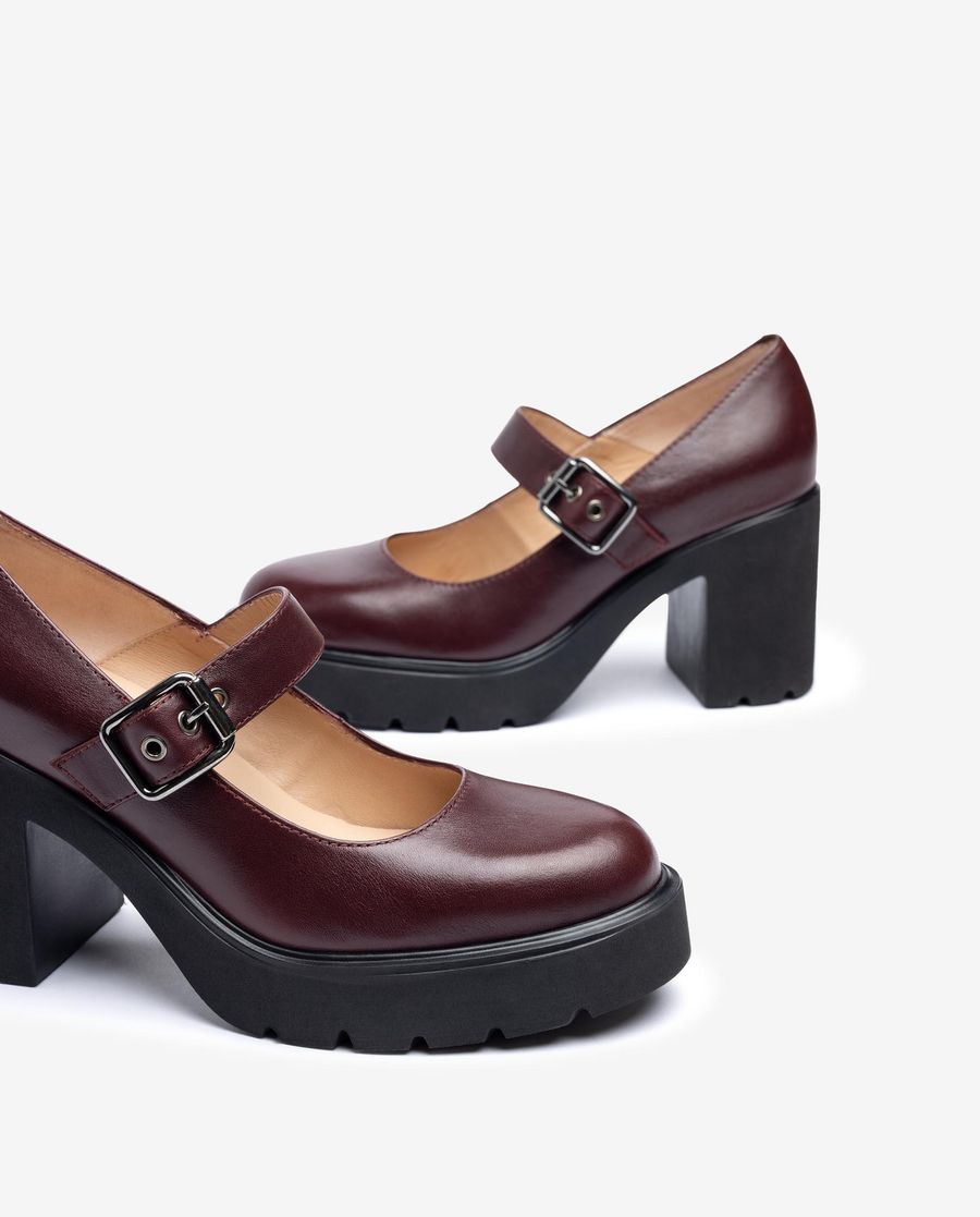 Babes Unisa en cuir ultraléger pour femme - Rouge