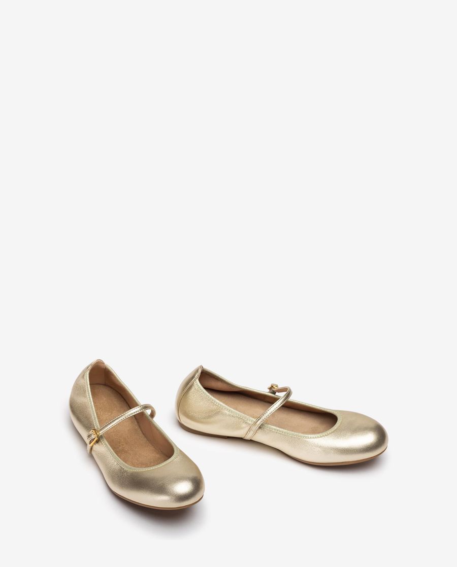 Ballerines à bride Unisa pour femme - Doré