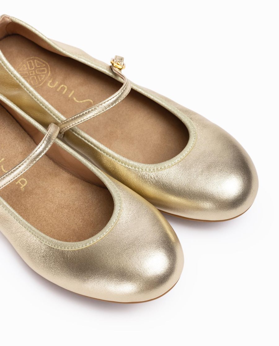 Ballerines à bride Unisa pour femme - Doré