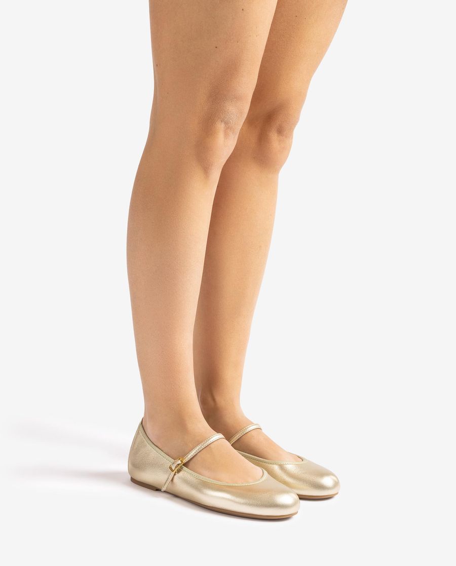 Ballerines à bride Unisa pour femme - Doré