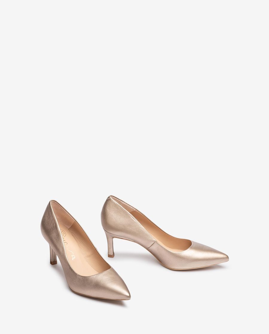 Escarpins Unisa à bout pointu pour femme - Bronze
