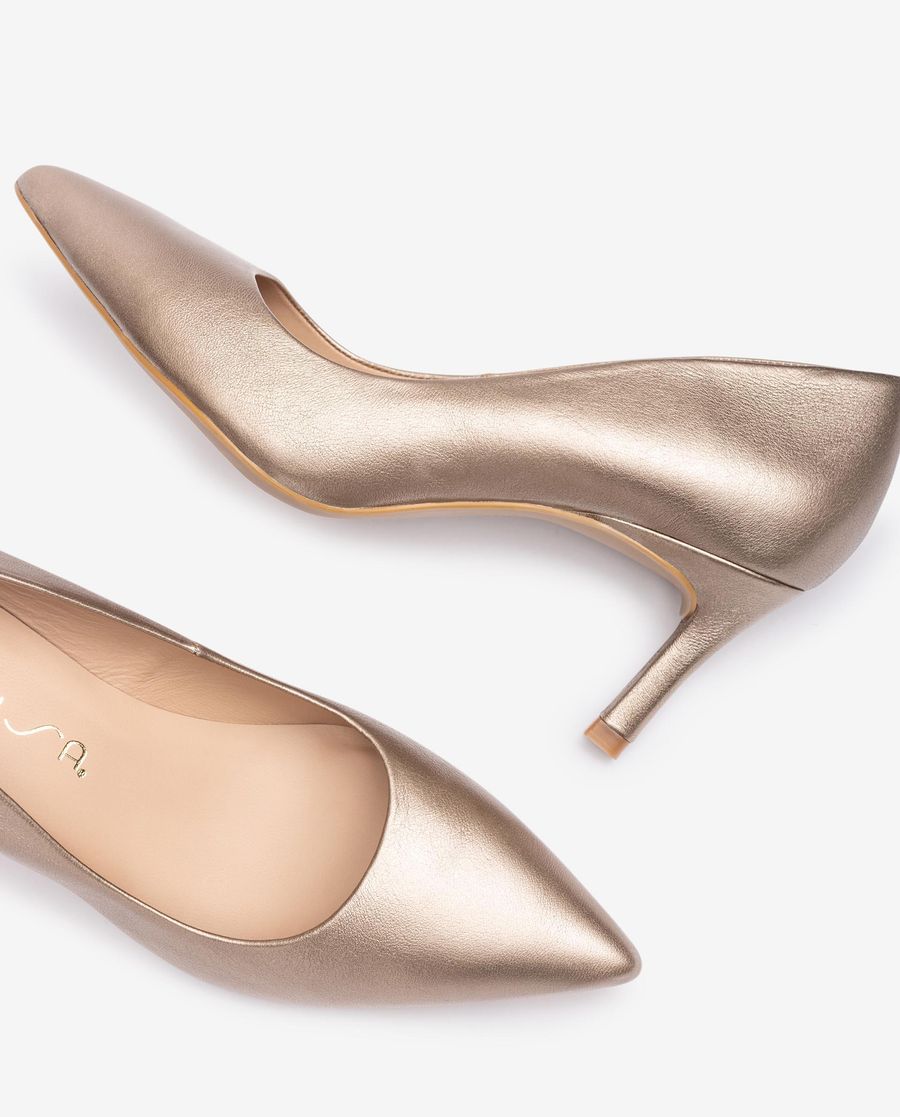 Escarpins Unisa à bout pointu pour femme - Bronze
