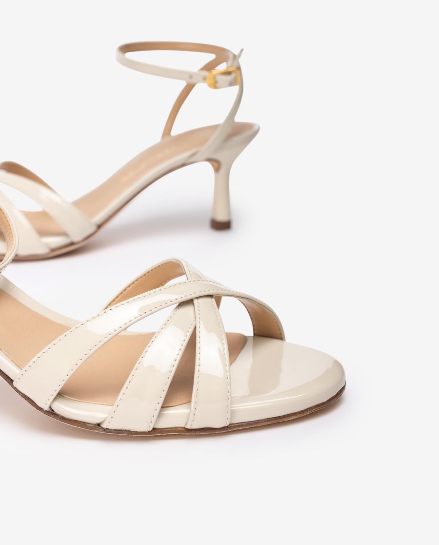 Sandales à talons moyens Unisa pour femme - Blanc