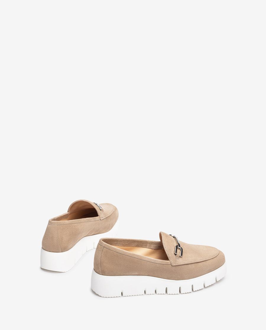 Mocassins à plateforme Unisa pour femme - Marron