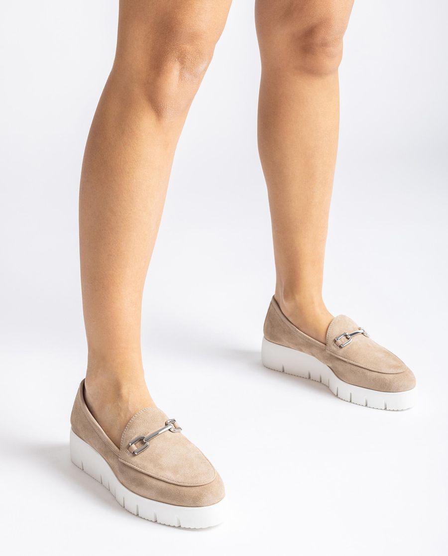 Mocassins à plateforme Unisa pour femme - Marron