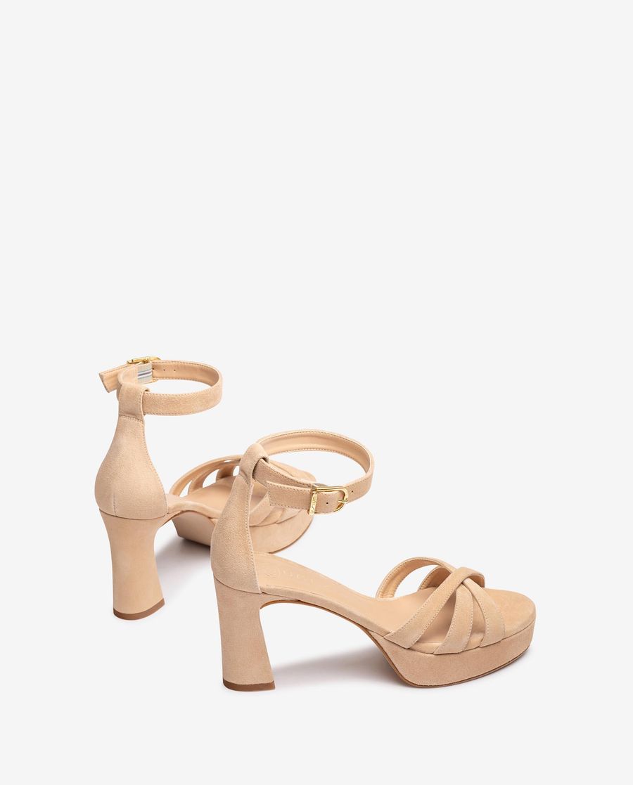 Sandales habillées à plateforme Unisa pour femme - Beige