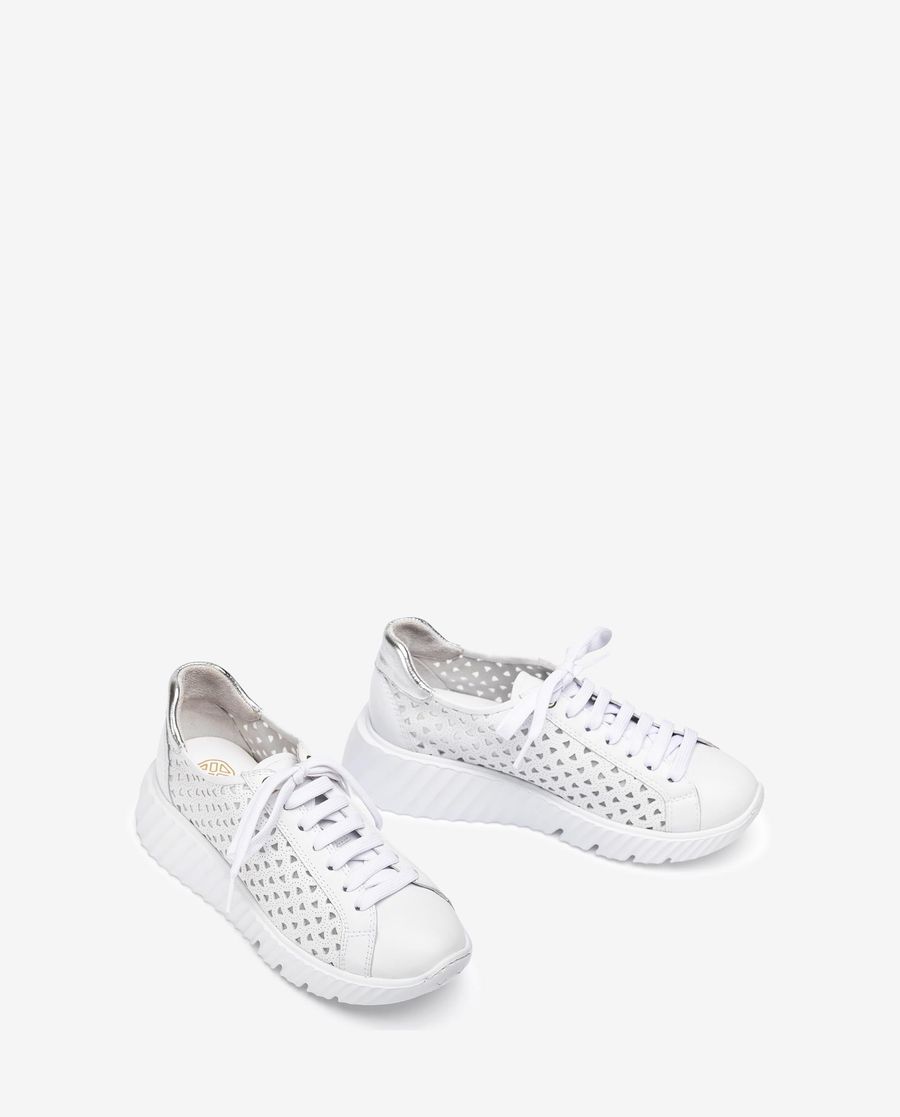 Espadrilles cloutées Unisa pour femme - Blanc