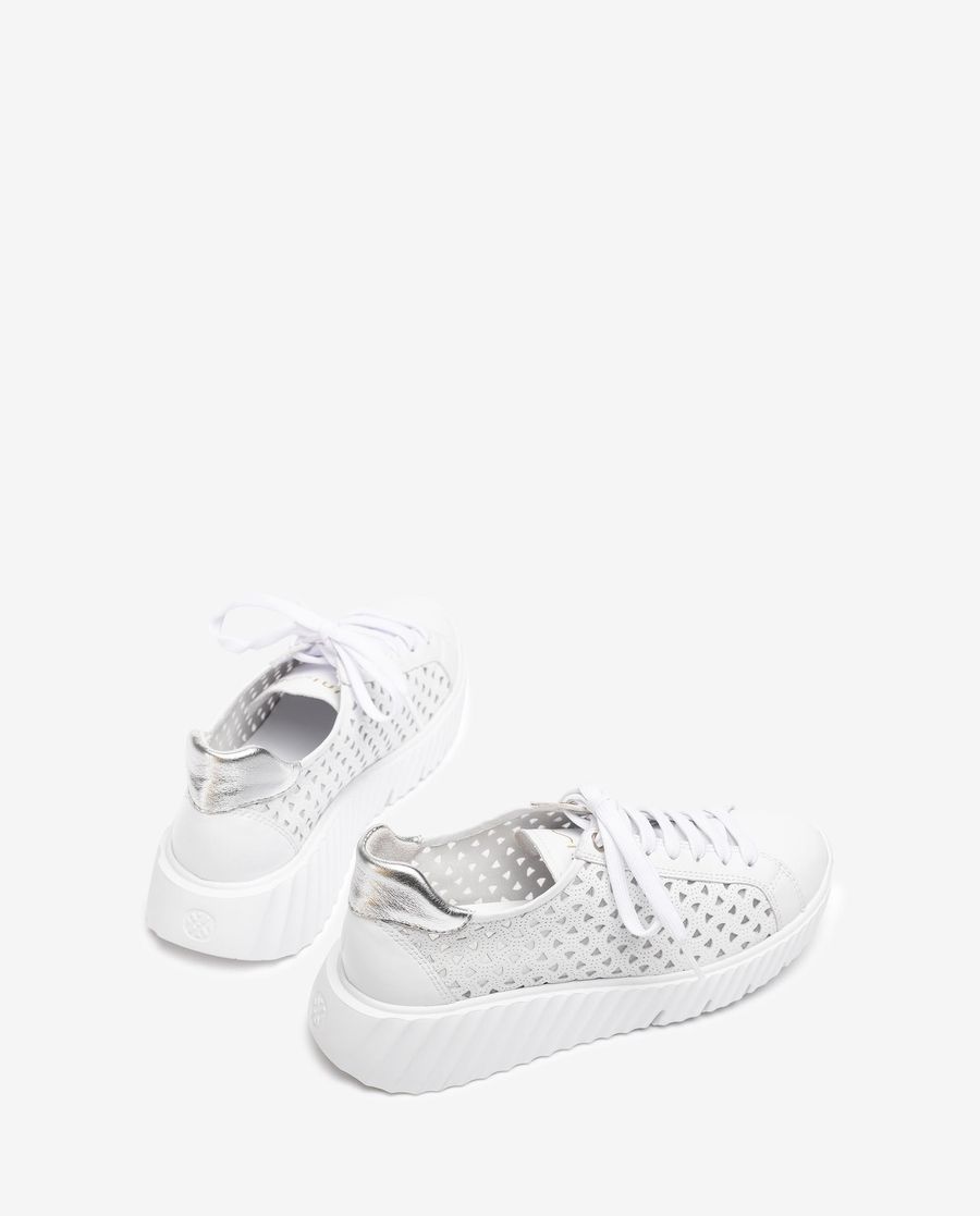 Espadrilles cloutées Unisa pour femme - Blanc