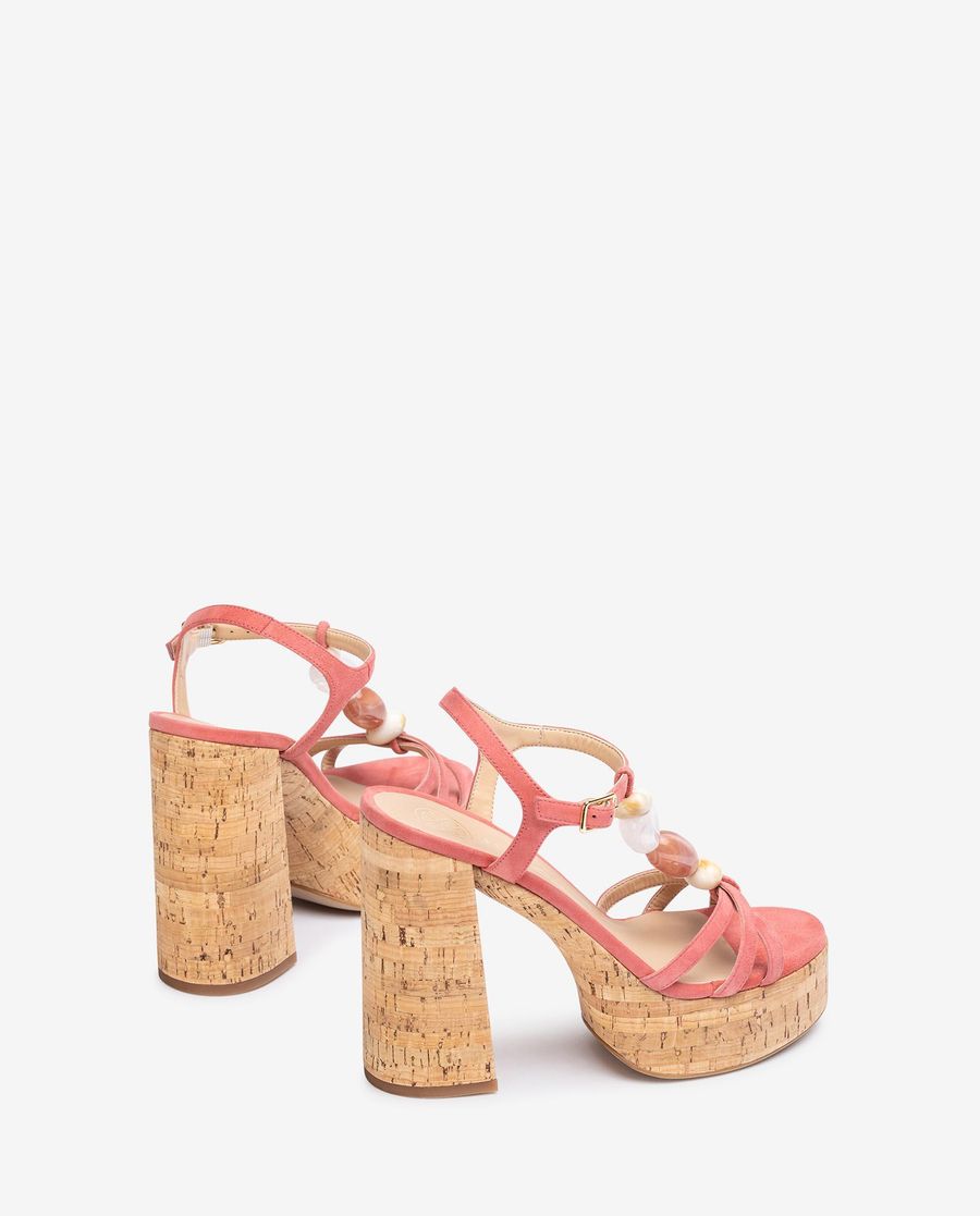 Sandales à talons hauts ornées Unisa pour femme - Rose