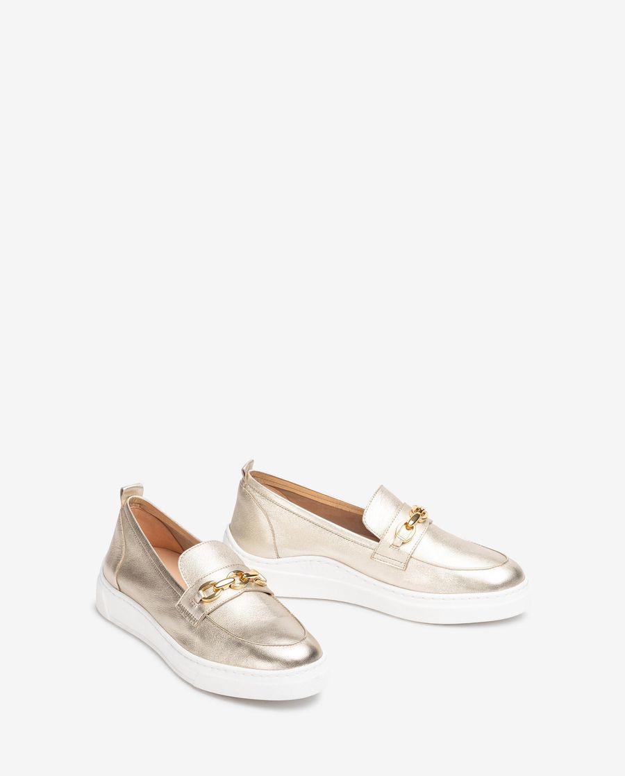 Mocassins sport Unisa pour femme - Doré