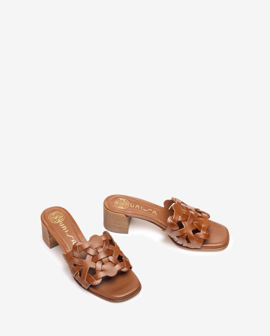 Sandales tressées Unisa pour femme - Marron