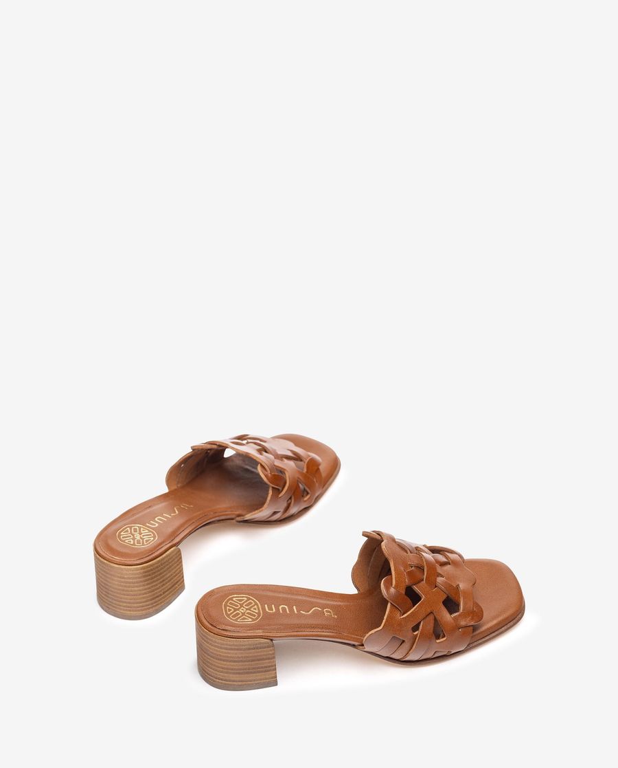 Sandales tressées Unisa pour femme - Marron