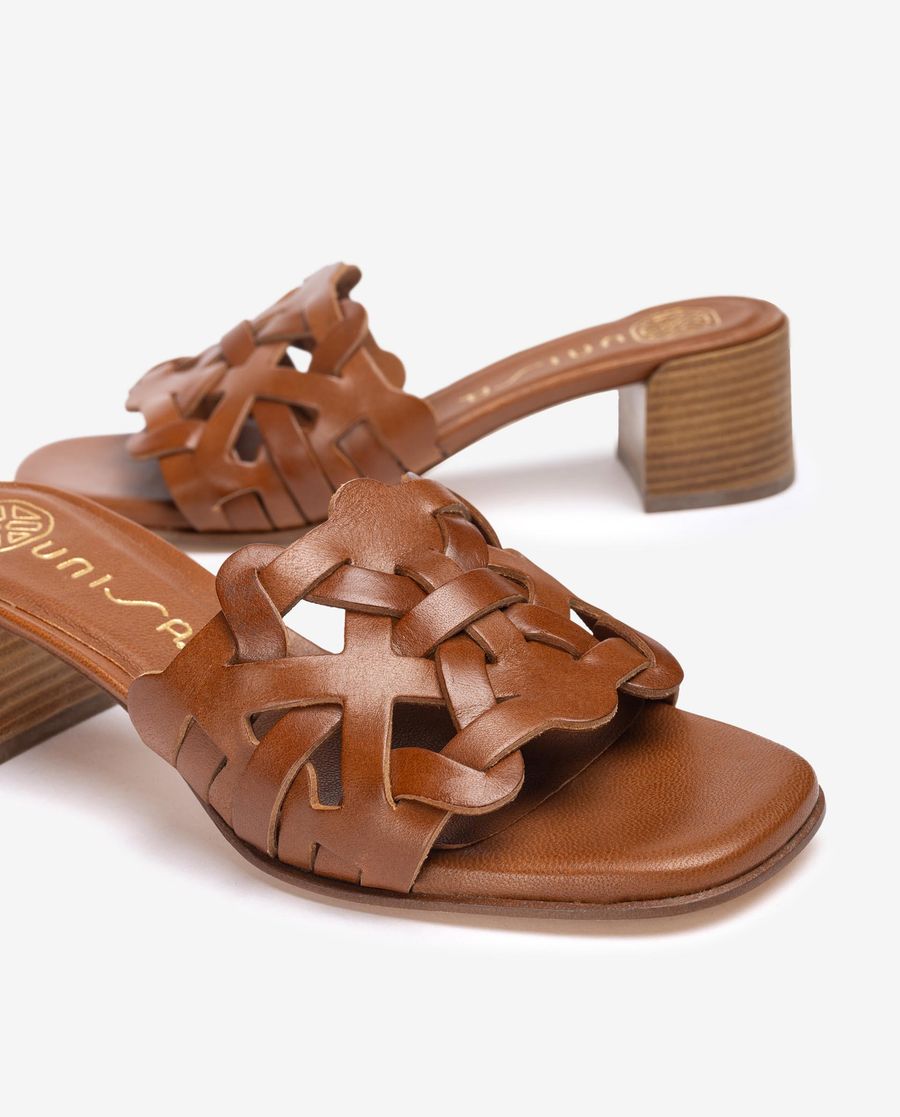 Sandales tressées Unisa pour femme - Marron