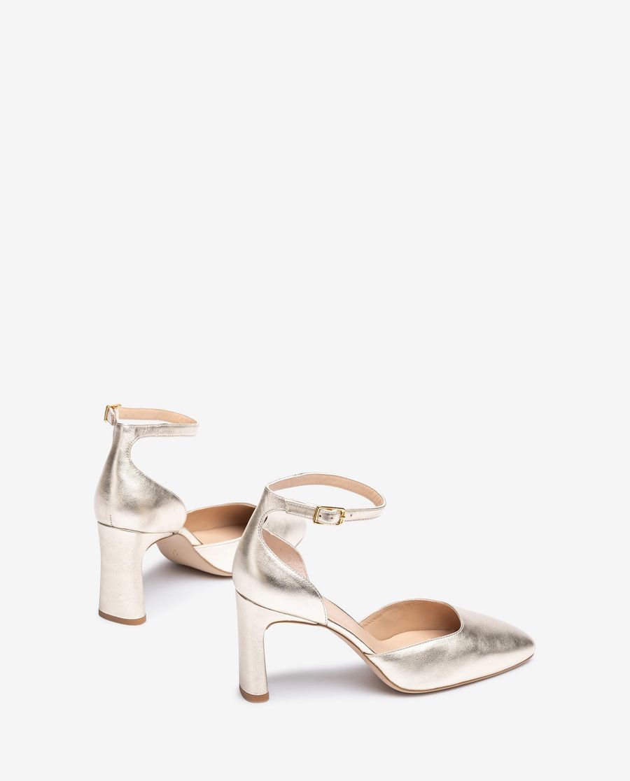 Sandales à bride arrière Unisa pour femme - Doré