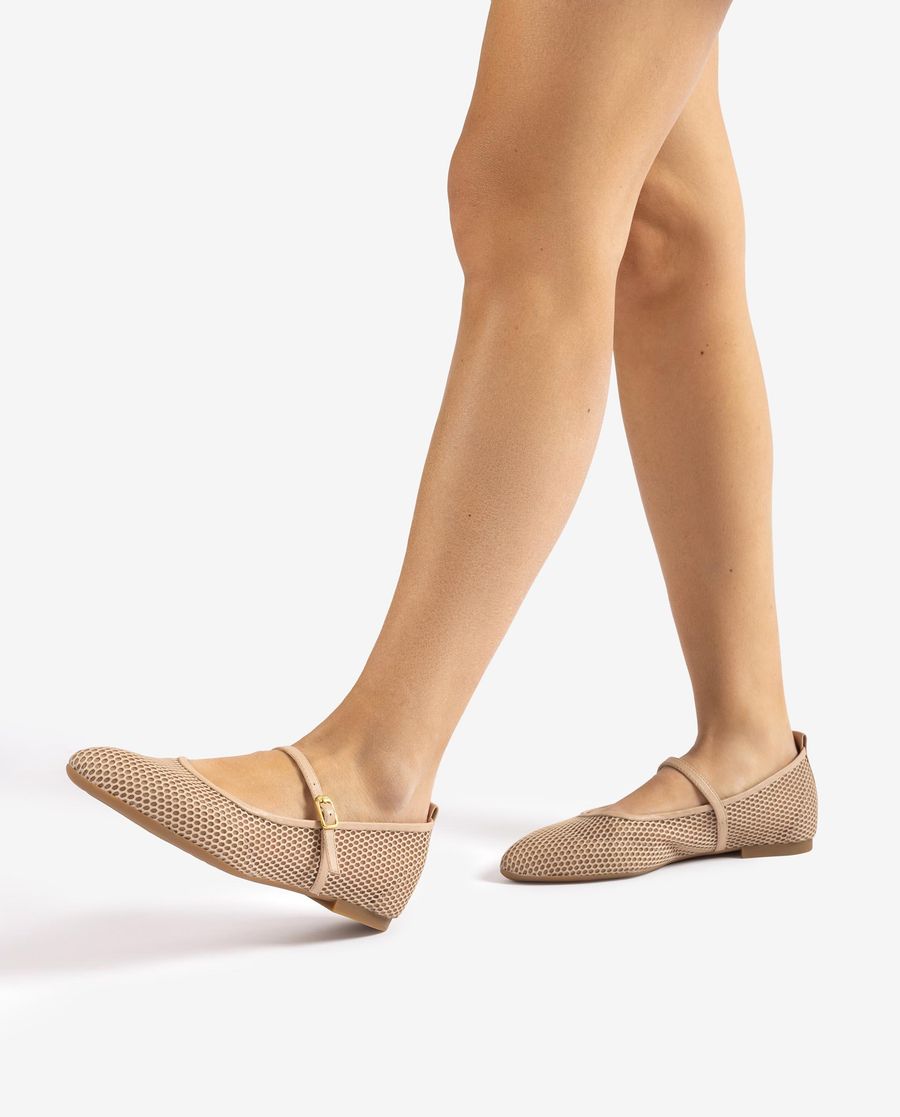 Ballerines à bout pointu Unisa pour femme - Beige