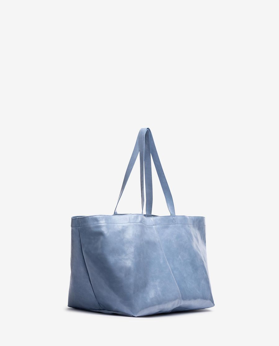 Maxi sac Unisa Femme en cuir verni Bleu