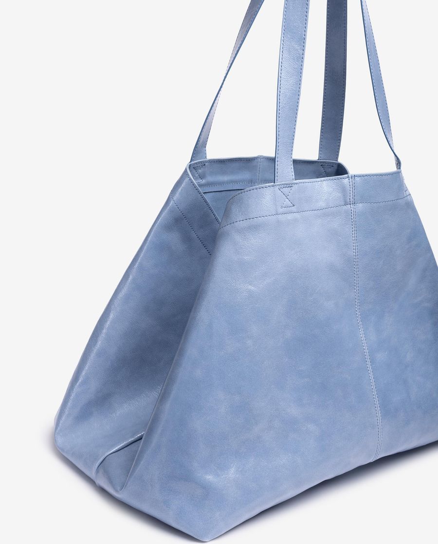 Maxi sac Unisa Femme en cuir verni Bleu