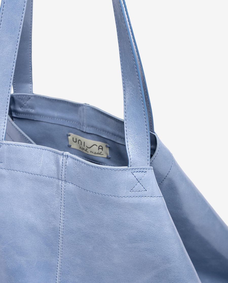 Maxi sac Unisa Femme en cuir verni Bleu
