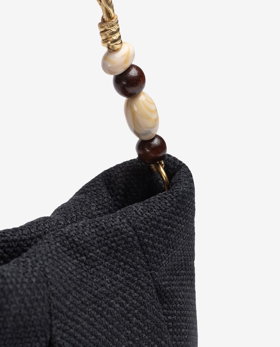 Sac à main Unisa avec poignées décoratives - Noir