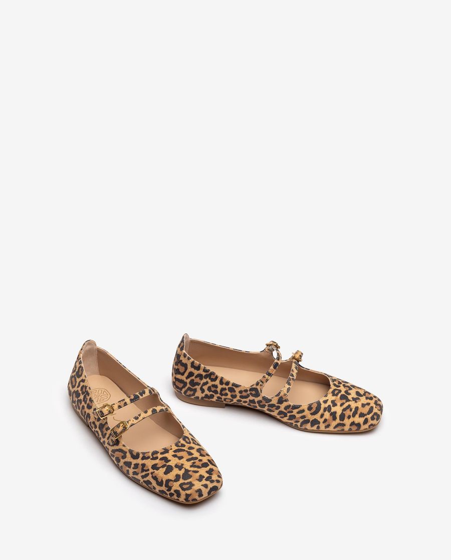 Ballerines Unisa pour femme avec boucle - Marron