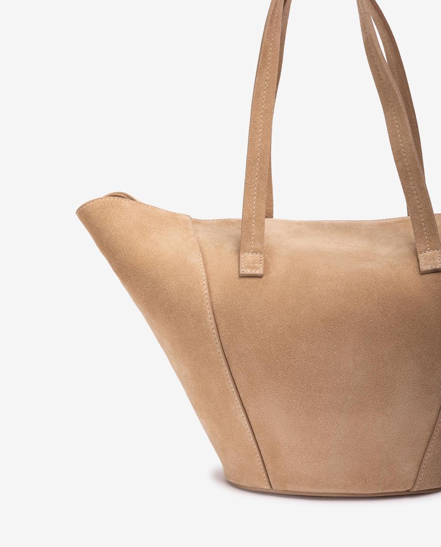 Sac panier moyen Unisa pour femme - Beige