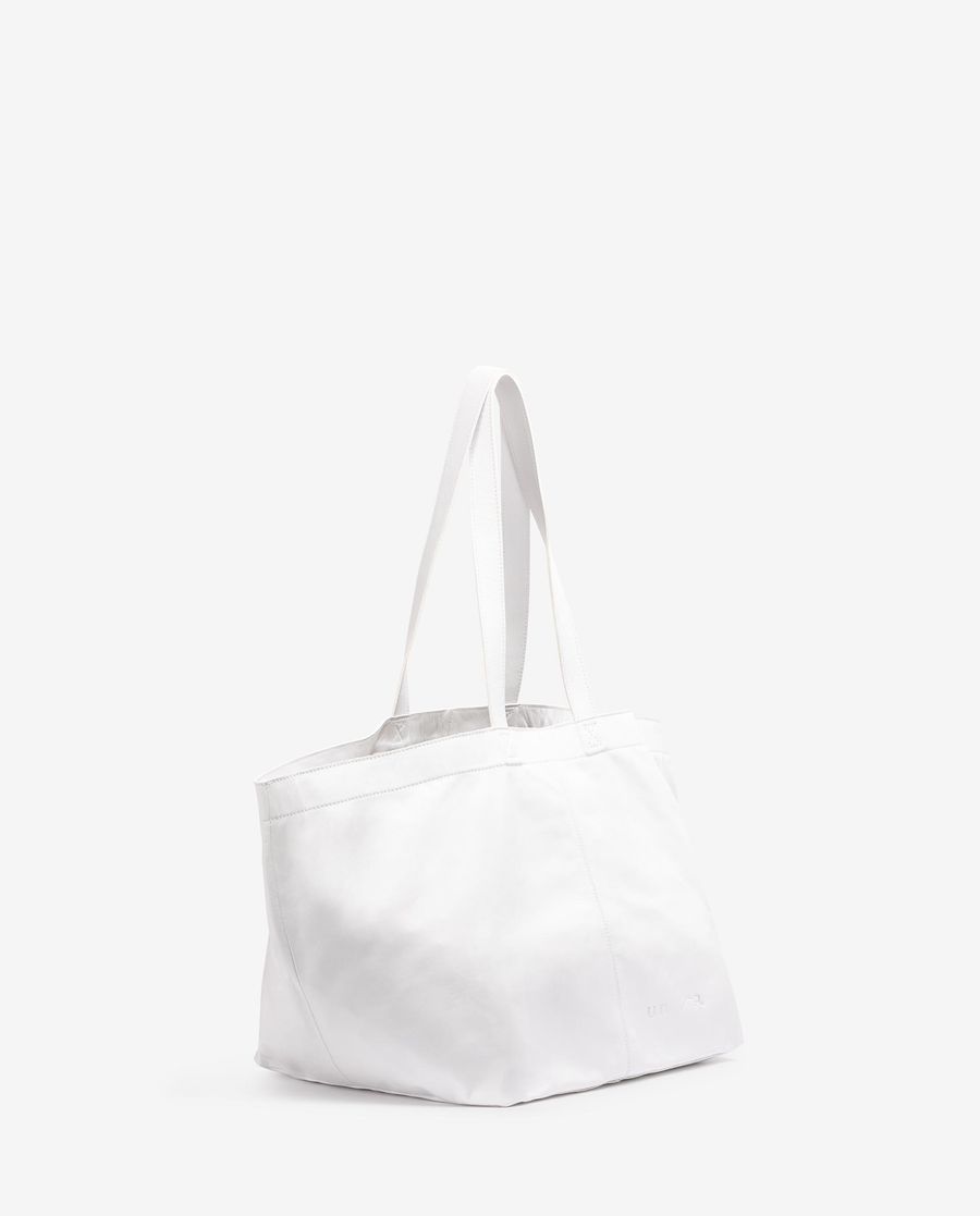 Sac maxi en cuir Unisa pour femme - Blanc