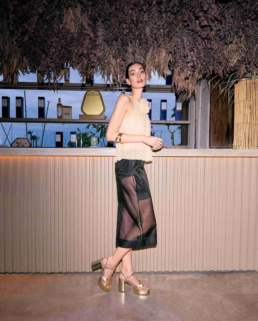 Sandales tressées Unisa pour femme - Doré