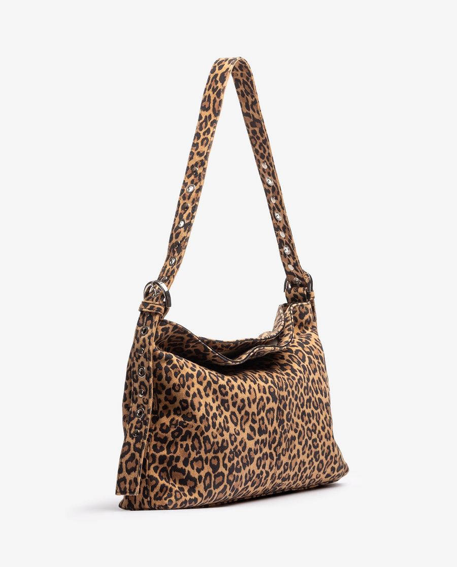 Sac cabas clouté Unisa Femme - Marron