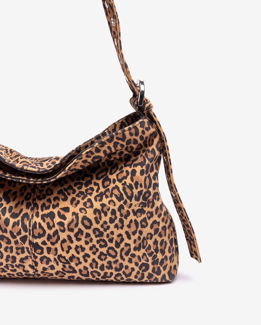 Sac cabas clouté Unisa Femme - Marron