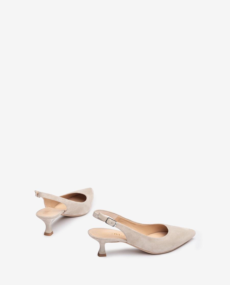 Sandales à bride arrière et talon peint Unisa pour femme - Beige