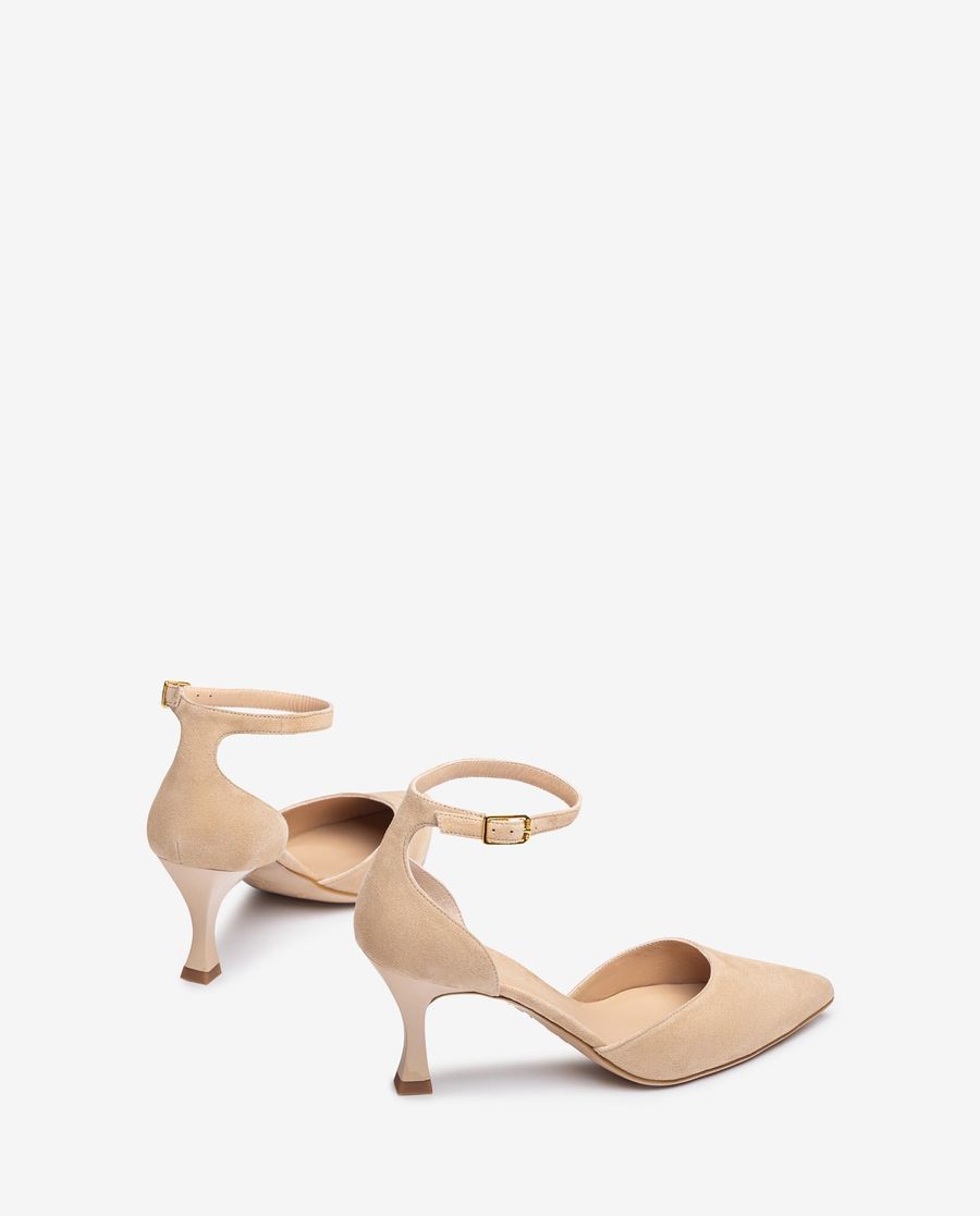 Escarpins à bride arrière peints Unisa pour femme - Beige