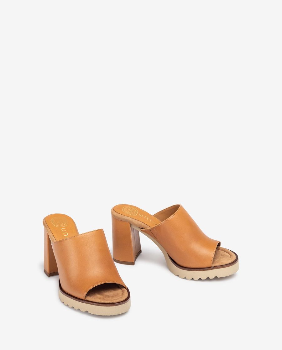 Mules ultra-légères Unisa pour femme - Marron