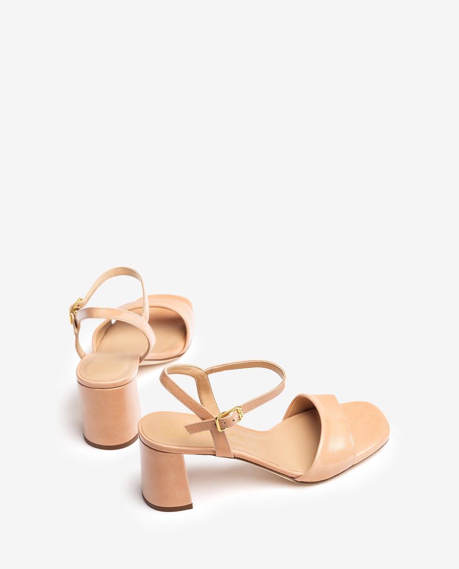 Sandales en cuir brillant Unisa pour femme - Rose