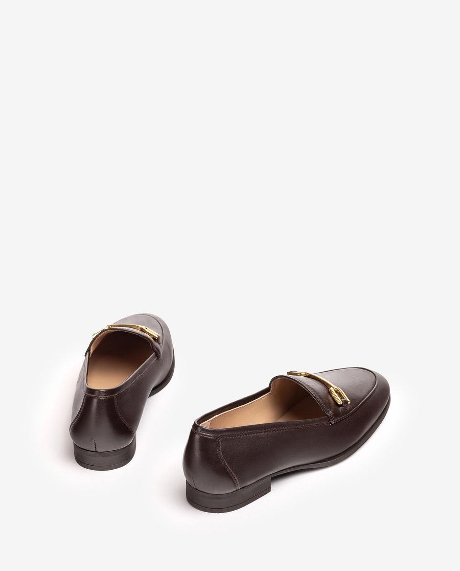Mocassins à bout rond Unisa pour femme - Marron