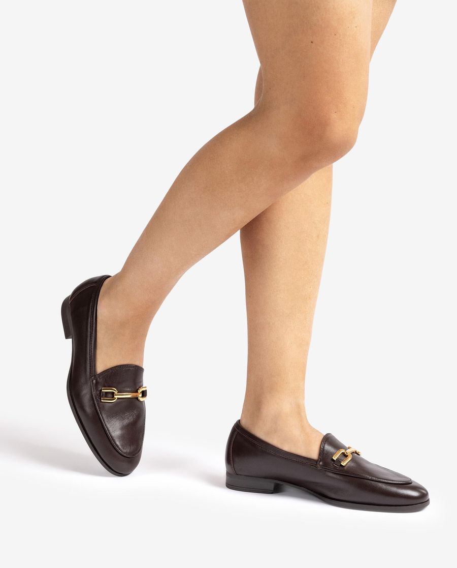 Mocassins à bout rond Unisa pour femme - Marron