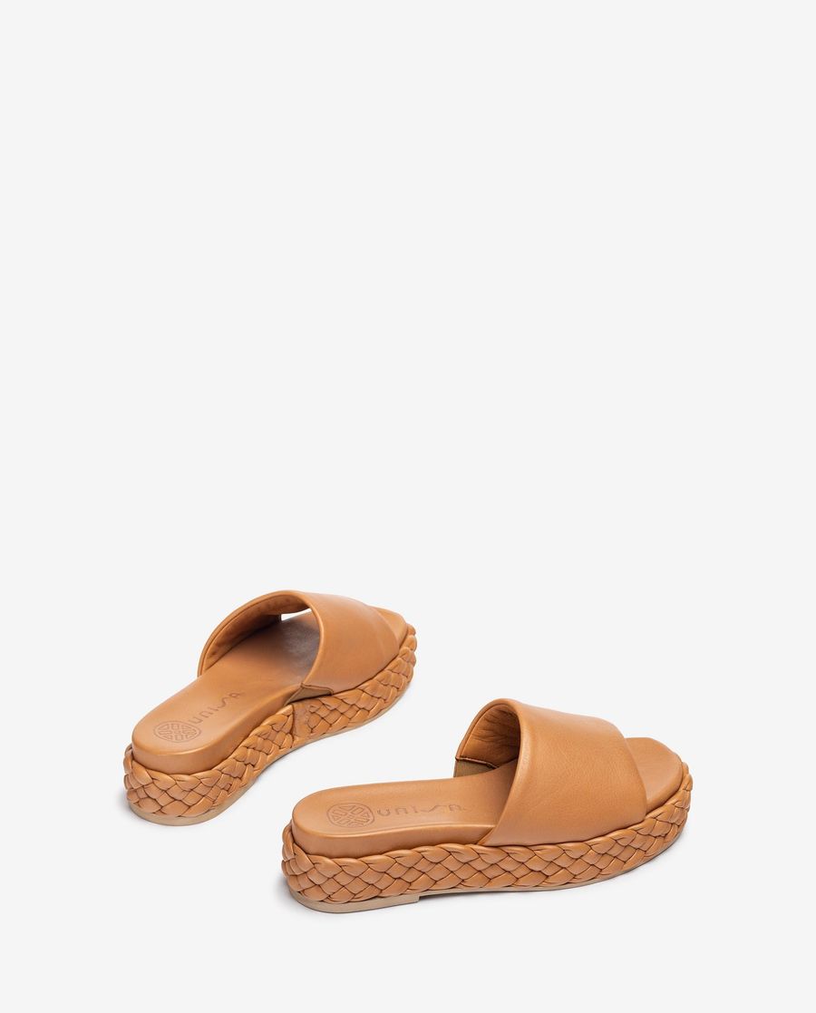 Sandales tressées Unisa pour femme - Marron
