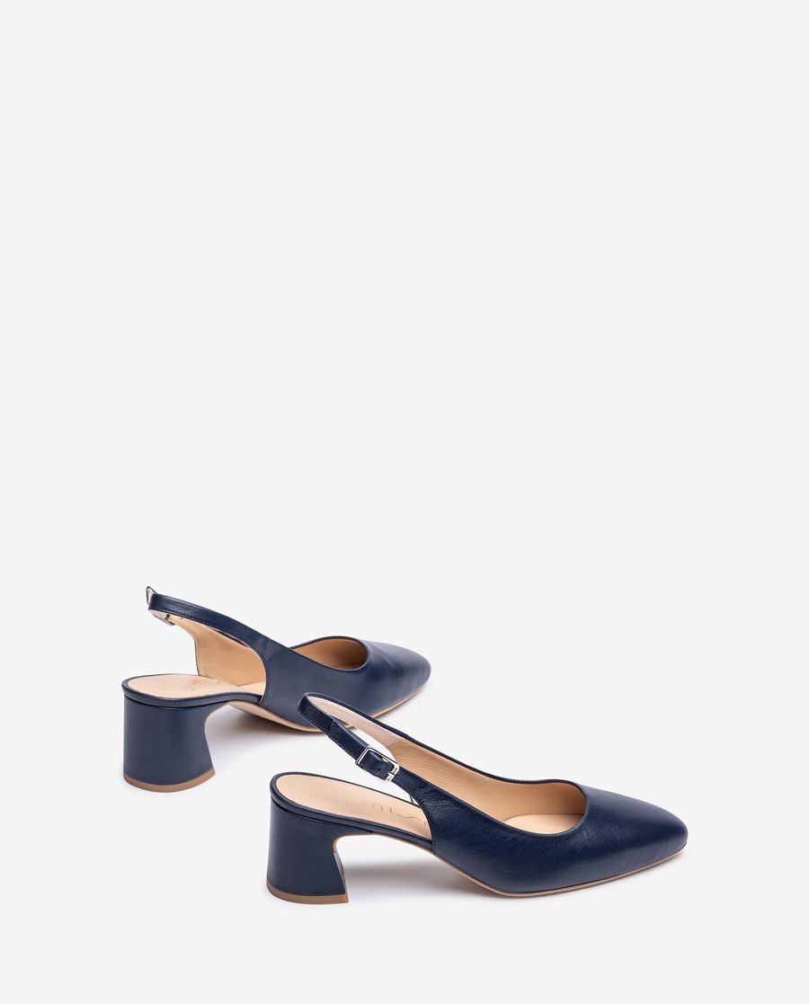 Sandales à bride arrière et bout rond Unisa pour femme - Bleu
