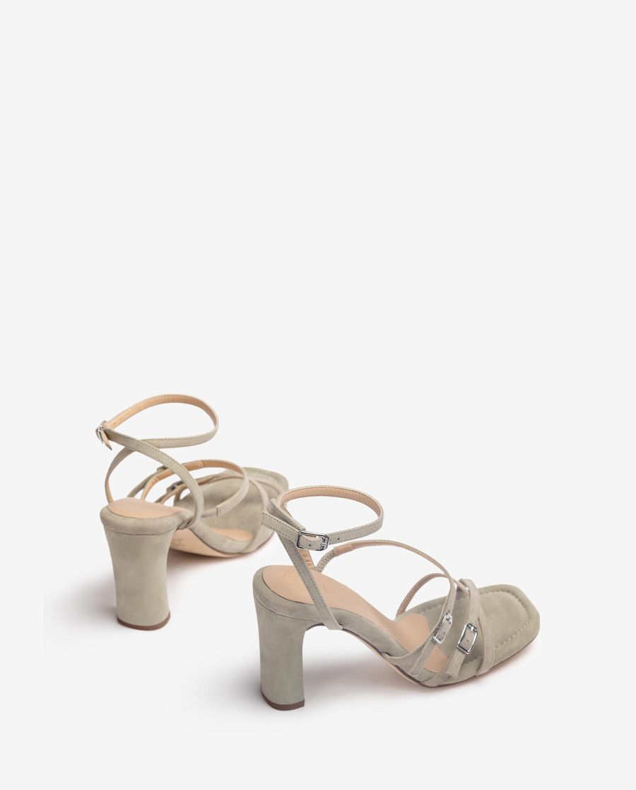Sandales à lanières et talon haut Unisa pour femme - Vert