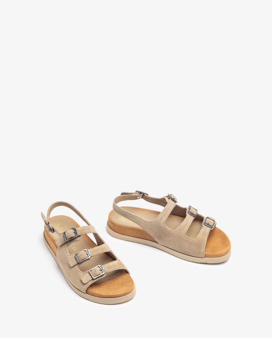 Sandales Unisa à semelle crantée - Beige